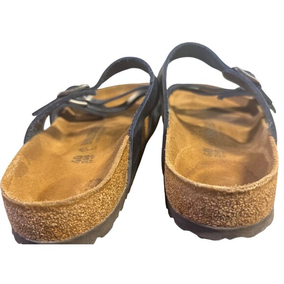 Birkenstock Franca Dusty Blue Leather Regular EU 40 Women 9 Men 7 - Picture 11 of 11